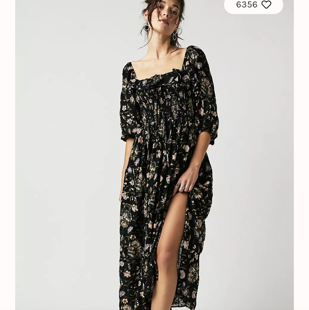 Free people oasis printed midi small